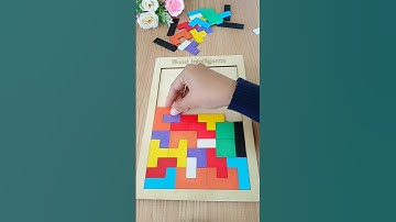 colorful Tetris puzzle eps 582 #tetris #puzzle #tetrischallenge