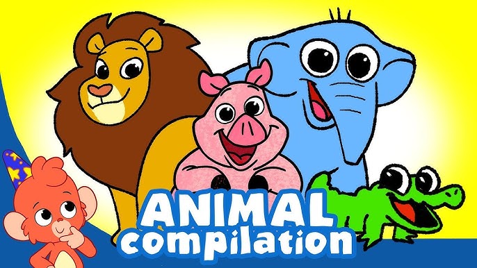 Learn Wild Animals For Kids, Wild Zoo Animals Names and Sounds for  Children