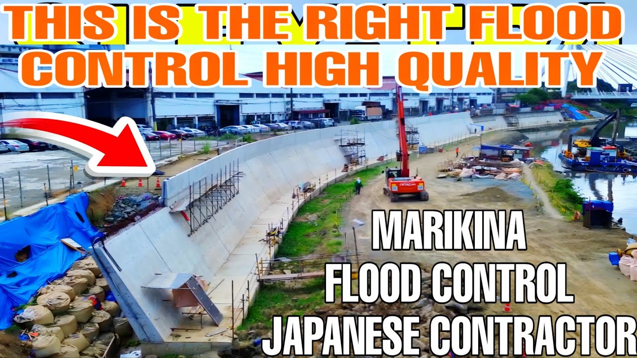 Marikina Flood Control Japanese Contractor high Quality This is The Right Flood Control