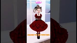 marionettes and puppeteers dress to impress No Vip Marionettes and Puppeteers Theme Idea