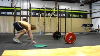 J-T 21-15-9 deadlift #225 / burpees 3:02