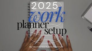 2025 WORK planner SETUP | a spiral planner???