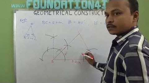 How to Construct a Triangle When One Side and Two Included angles are given