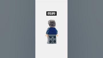 How To Make A LEGO CYCLOPS Minifigure from Avengers Doomsday! #shorts