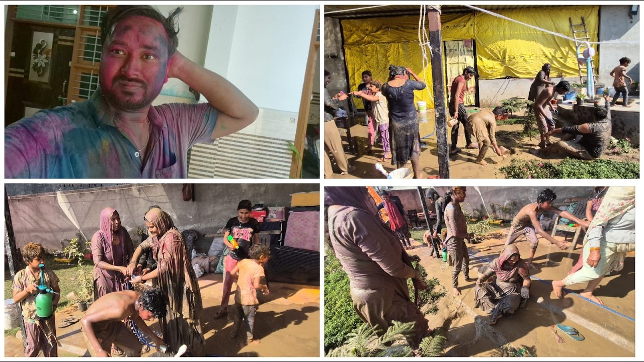 Nanand Bhabhi Devar 🫟Pahli Bar Kheli Aesi Holi 🫟  –Amit Pal Family