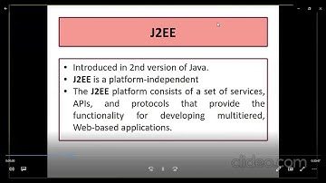 Enterprise java lecture 1