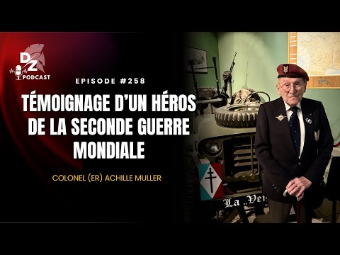 Colonel Achille Muller, dernier survivant des SAS français, héros de la seconde guerre mondiale