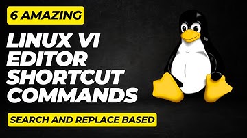 Linux vi editor shortcut commands | Search and Replace in vi Editor