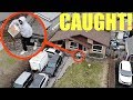 drone catches package thief in the act! (confronting my package thief) (omfg)