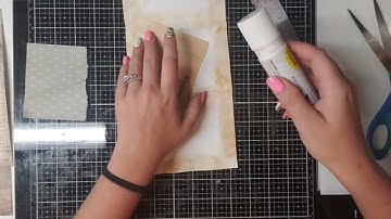 Flip out envelope. Junk journal embellishments