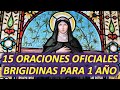 15 Oraciones OFICIALES BRIGIDINAS para 1 año (Oraciones de Santa Brígida de Suecia)