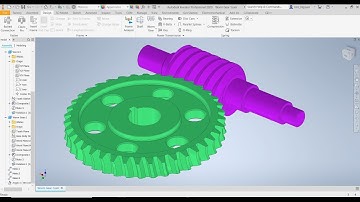 Inventor 2020 Tutorial #99 | Worm Gear Design & Animation