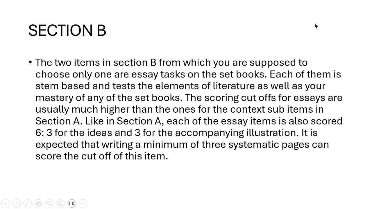 S.4 LITERATURE FACILITATION ||PAPER FORMAT||ANSWERING TECHNIQUES ||SCORING||BY TR.DINAH GRACE ANYAIT