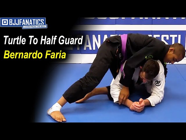 Turtle To Half Guard by Bernardo Faria - YouTube