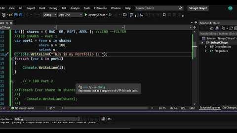 Pass Integers to an Array in C#