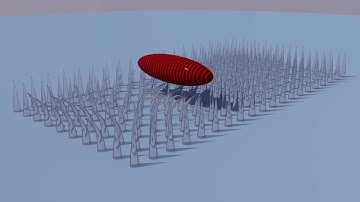 Houdini: Vellum with Tetrahedral strut constraints