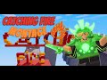 Catching fire a roblox bedwars montage🔥🔥🤯🤯