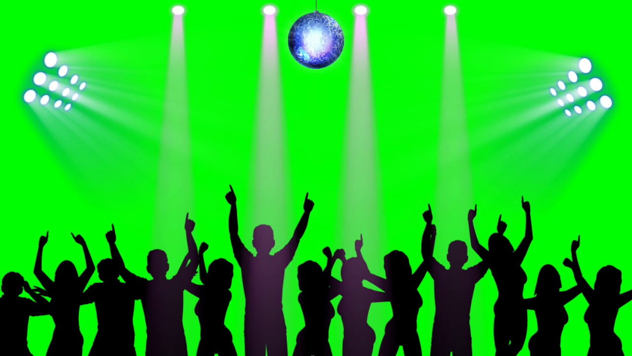 Concert Stage Disco DJ Lights Green Screen Animated Background YouTube