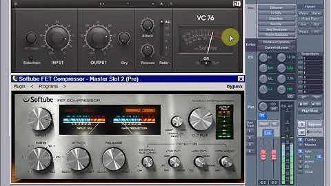 Native Instruments VC76 vs Softube FET Compressor = Drums