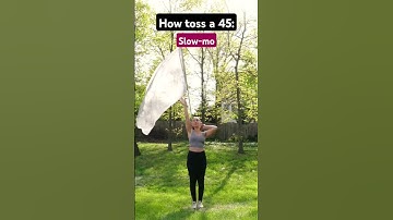 How to toss a 45 on flag ⤴️ | #colorguard #marchingband #dci
