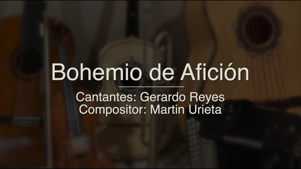 Bohemio de Afición - Puro Mariachi Karaoke - Gerardo Reyes, Vicente Fernandez