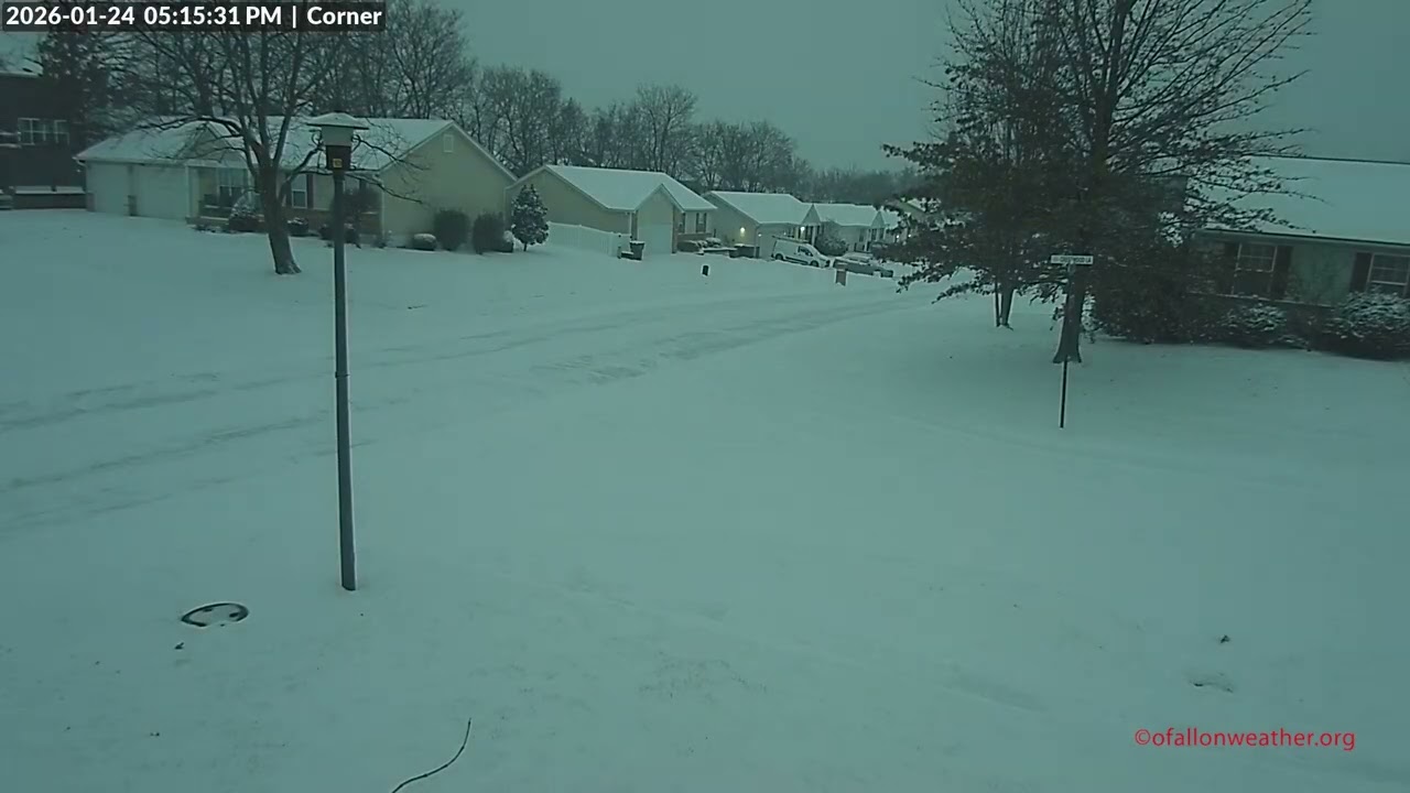 Snowstorm Timelapse – O’Fallon, MO | From First Flakes to Midnight