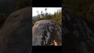 a  bike ride through the  mountain  #biker #mountains #shorts