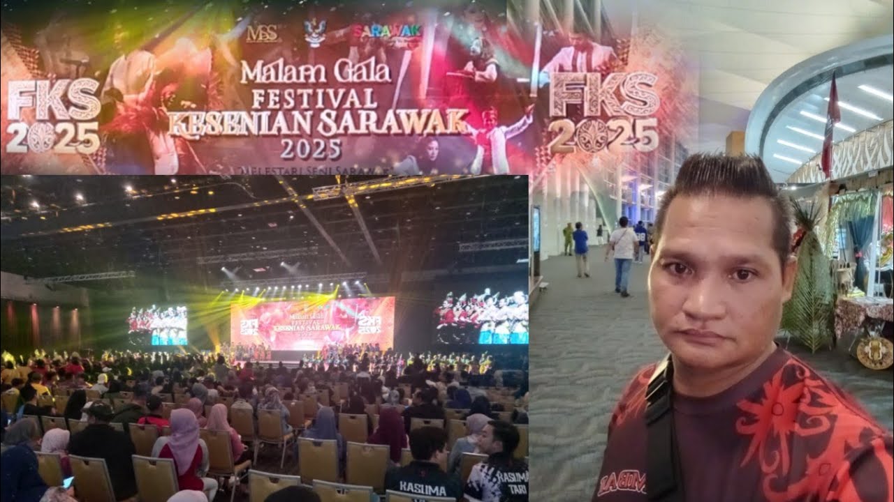 Malam terakhir festival Kesenian sarawak 2025 /Borneo convertion centre Kuching sarawak malaysia 🇲🇾 
