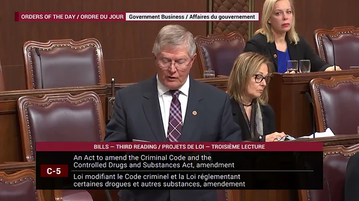 15-11-2022 Senator Plett speaks to Senator Boisvenu's Amendment of Bill C-5