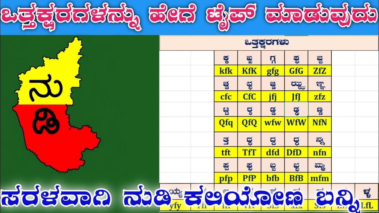 Kannada Typing In Computer | Nudi Kannada Typing | Kannada Typing Tutorial | Kannada Typing in Nudi