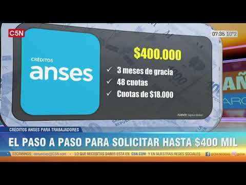 CRÉDITOS de ANSES para TRABAJADORES: el PASO a PASO para OBTENER $400 MIL