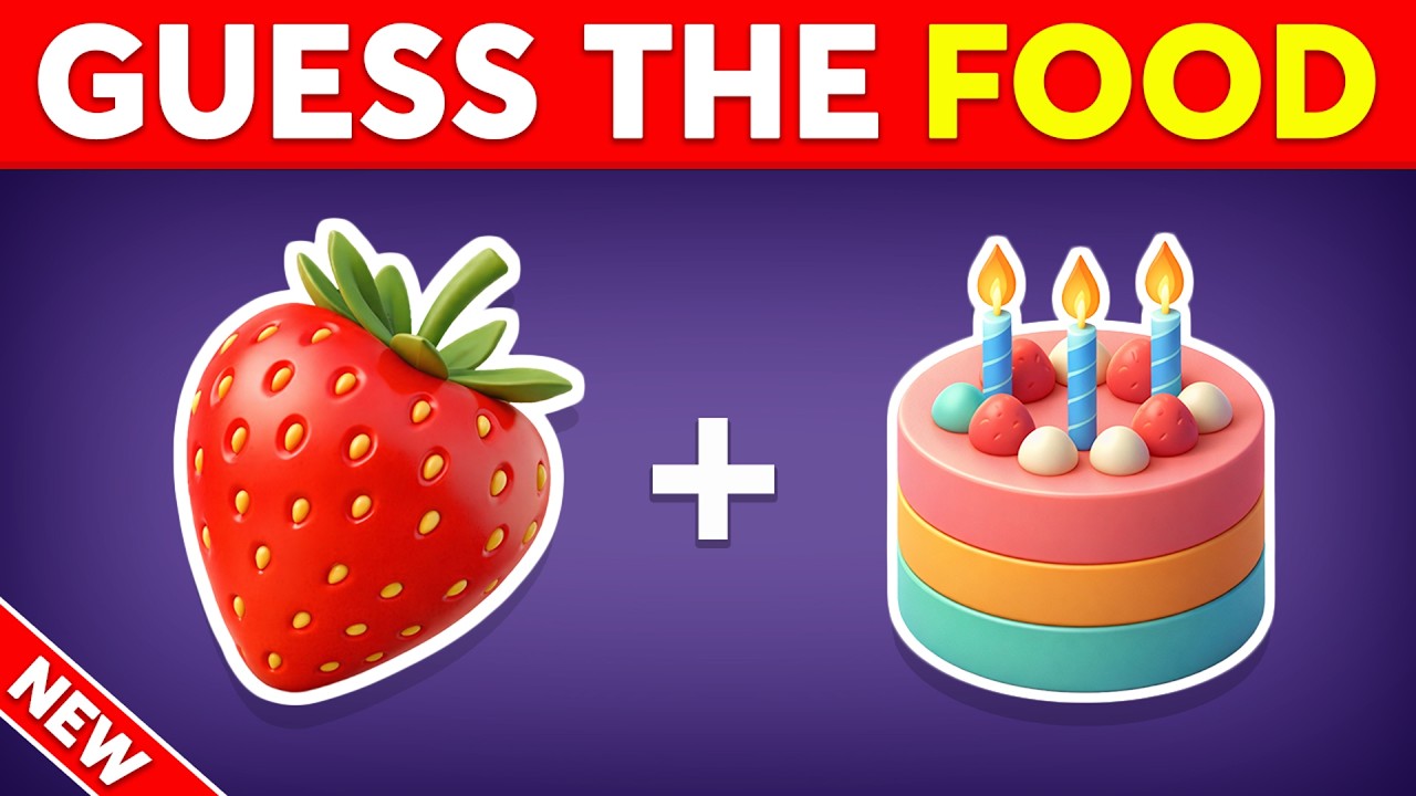 Guess the Food by Emoji 🍕🥤 | Popular Food Emoji Quiz | Monkey Quiz