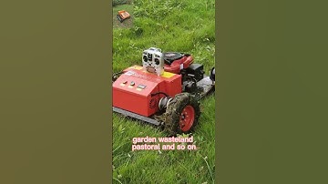 CE EPA 15HP 9HP 7HP strong power fast weeding tracked remote control slope mower with tracks