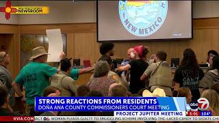 3 arrested at Doña Ana County Government Center during data center presentation