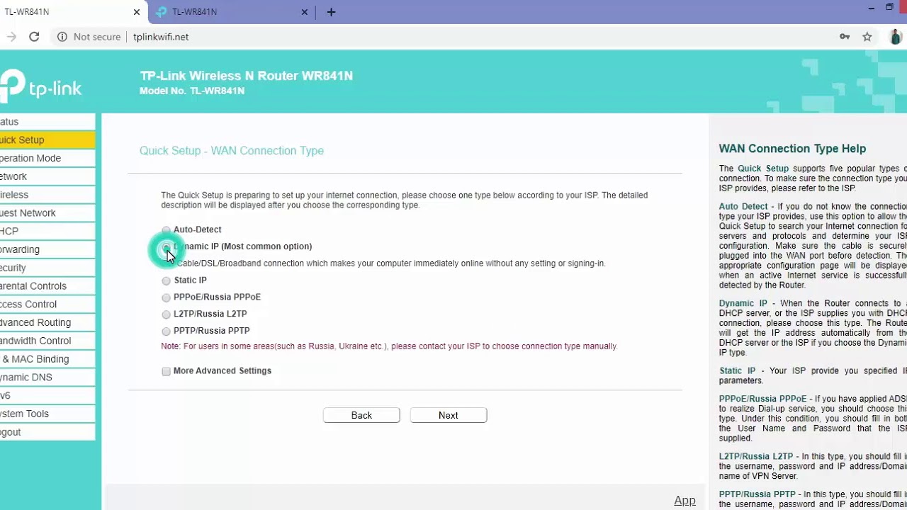 TPLink Wifi Router Setup TPLink Wireless Router TLWR841N YouTube