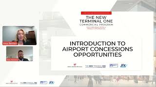 JFK NTO April 16 Outreach Session: Introduction to Airport Concessions Opportunities