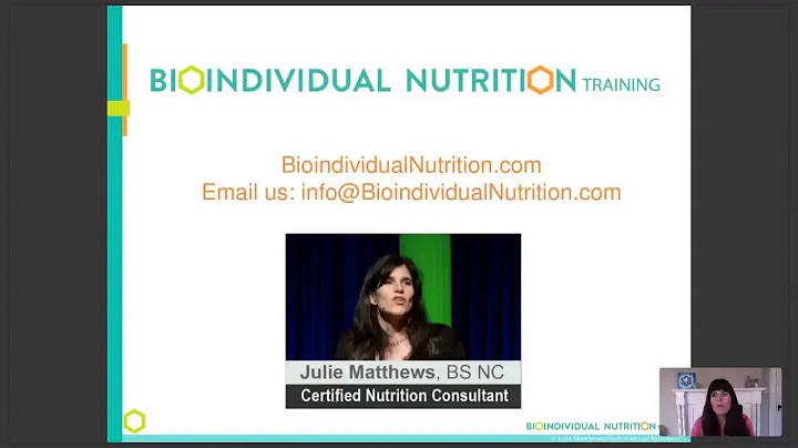 Julie Matthews BioIndividual Nutrition Mini Course Live Stream