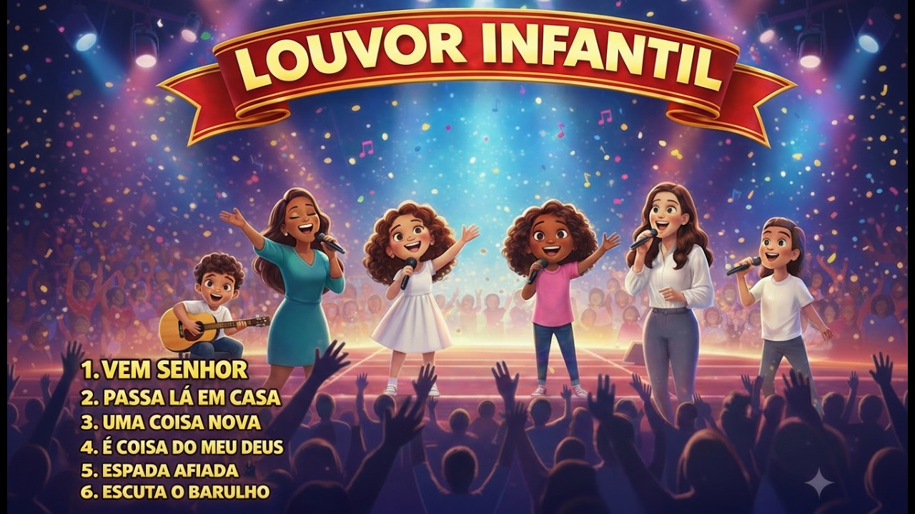 24 Minutos de Louvor Infantil 🎶✨ | As Melhores Músicas Gospel para Crianças