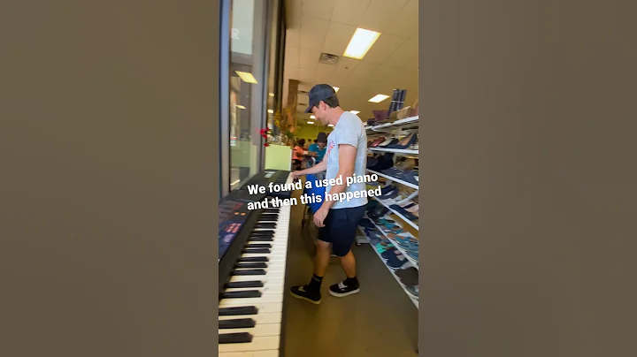 We found a used piano and then this happened #shorts
