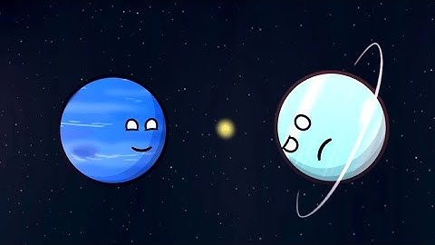 Uranus and Neptune - SolarBalls fan animation #capcut #alightmotion #fananimation @SolarBalls #fyp