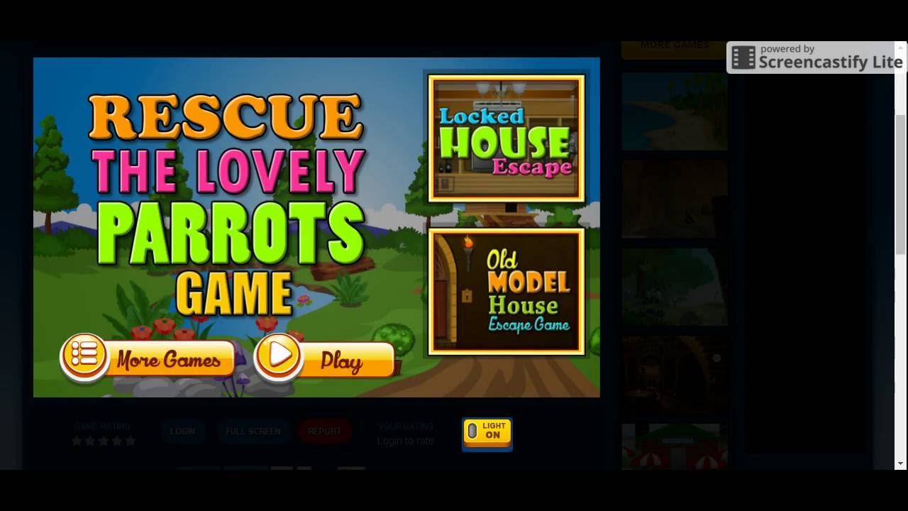 MEENAGAMES RESCUE THE LOVELY PARROTS