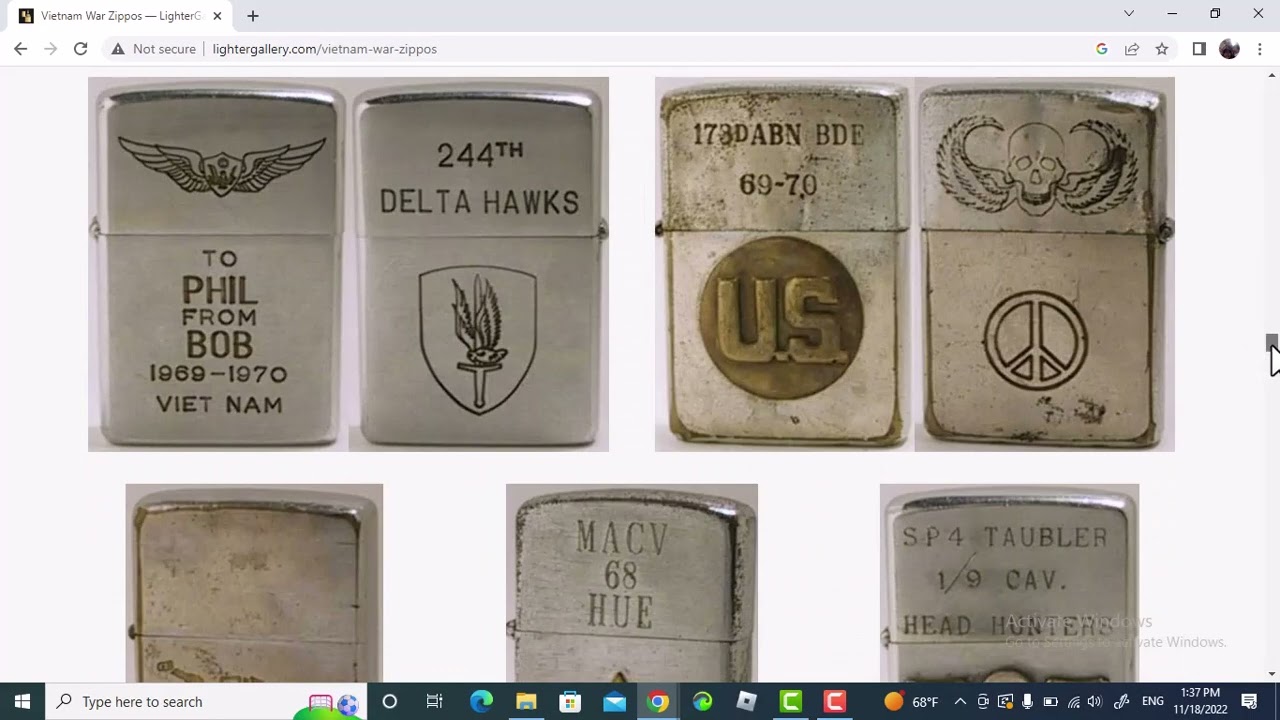 Zippo chiến tranh vn đã đi về đâu?