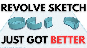 Start and Sweep your Tinkercad Revolve Sketch