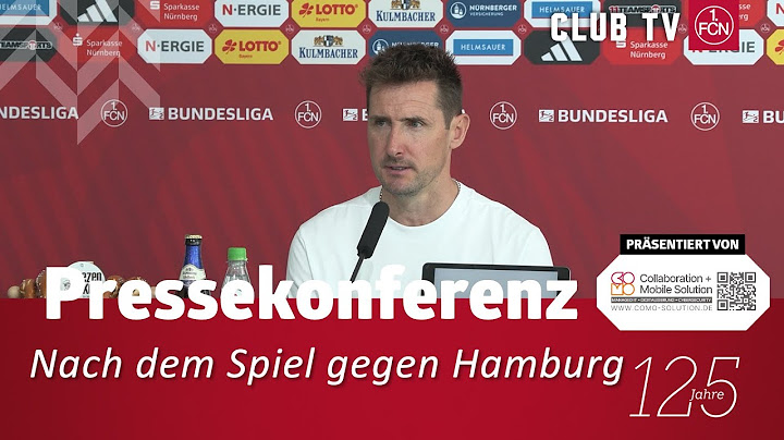 Die PK mit Miroslav Klose & Merlin Polzin | 1. FC Nürnberg - Hamburger SV 0:3