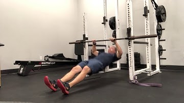 Explosive Barbell Inverted Row