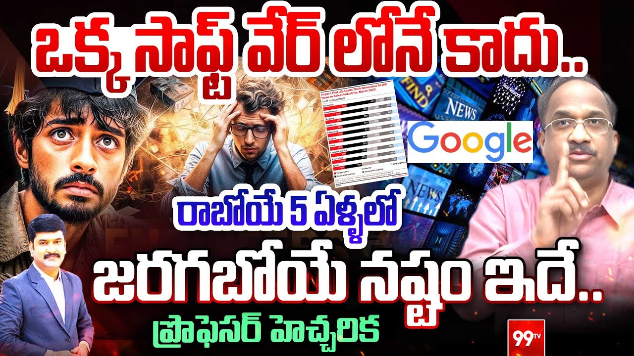 రాబోయే 5 ఏళ్ళలో జరగబోయే నష్టం ఇదే ..ప్రొఫెసర్ హెచ్చరిక ..  Prof Nageshwar Warns || 99TV