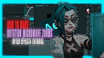 Rotation Microwave Zooms || After effects tutorial #2 || JUNXSAEP