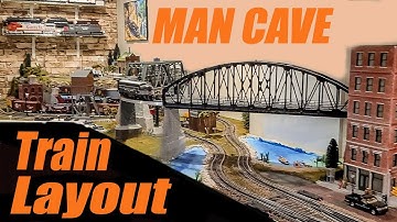 Awesome Man Cave O Gauge Layout MV!