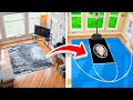 I Turned My Living Room Into An Indoor Basketball Court!