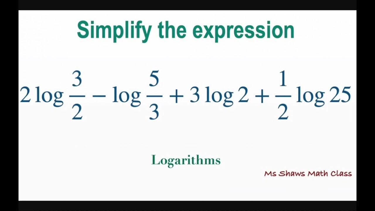 simplify-expression-2-log-3-2-log-5-3-3-log-2-1-2-log-25